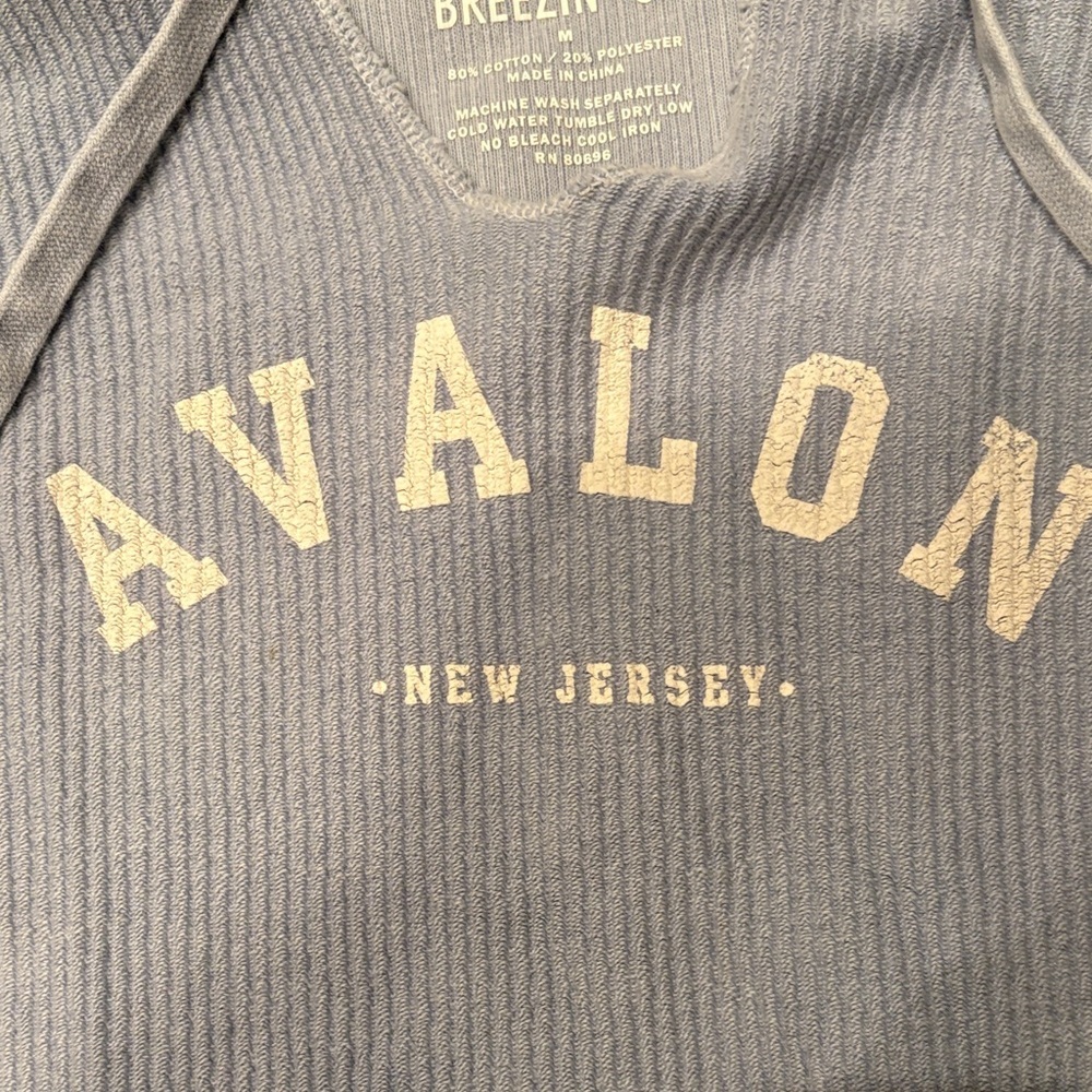 Avalon Women's Light Blue Hooded Sweater - Picture 3 of 8